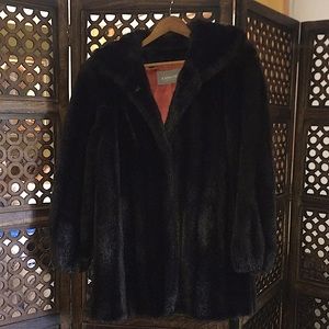 Vintage Jordache Faux Fur Coat